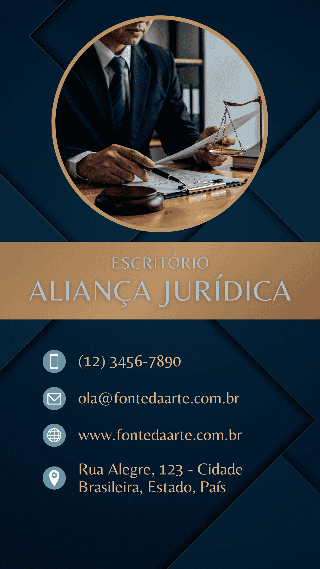 Modelo de Cartão Digital